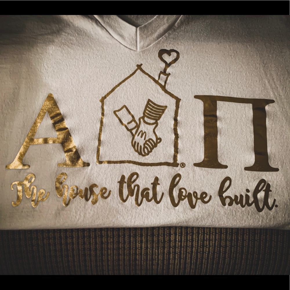 ADPi RMHC Philanthropy T-shirt (v-neck)